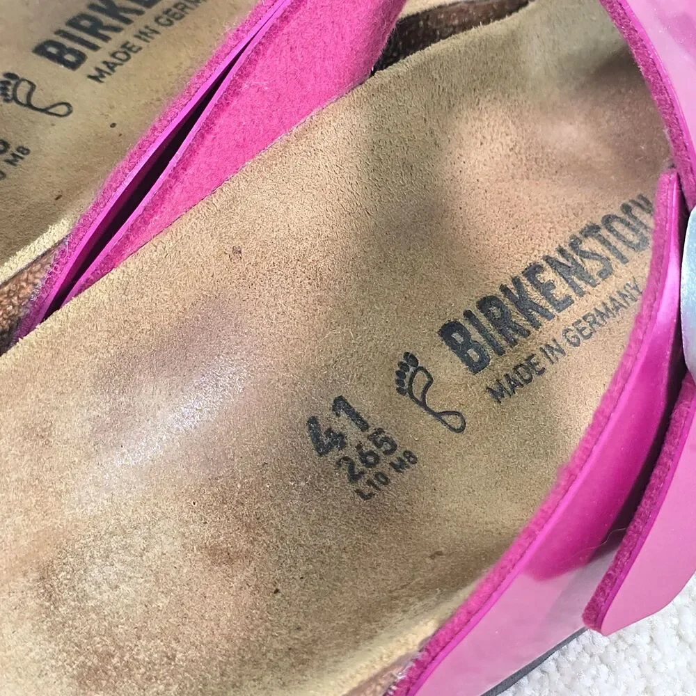 Birkenstock Gizeh Birko Flor Thong Sandals Pink Women's EU 41 L10
